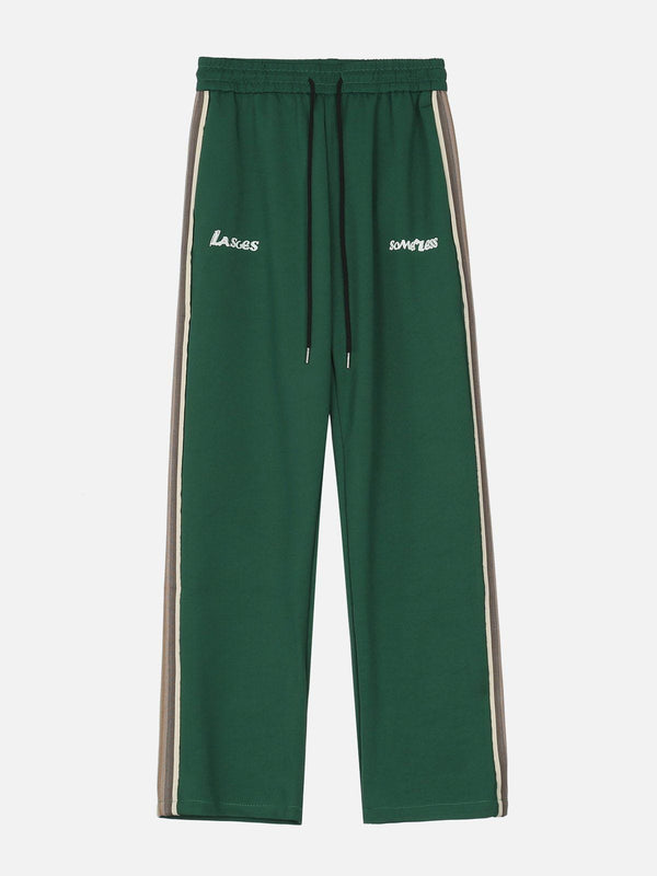 Helmiss - Colored Side Stripes Sweatpants- Streetwear Fashion - helmiss.com