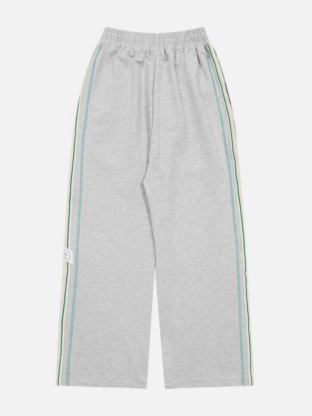 Helmiss - Colorful Striped Drawstring Sweatpants- Streetwear Fashion - helmiss.com