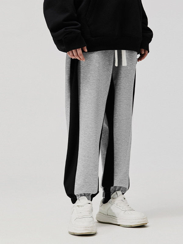 Helmiss - Contrast Casual Sweatpants- Streetwear Fashion - helmiss.com