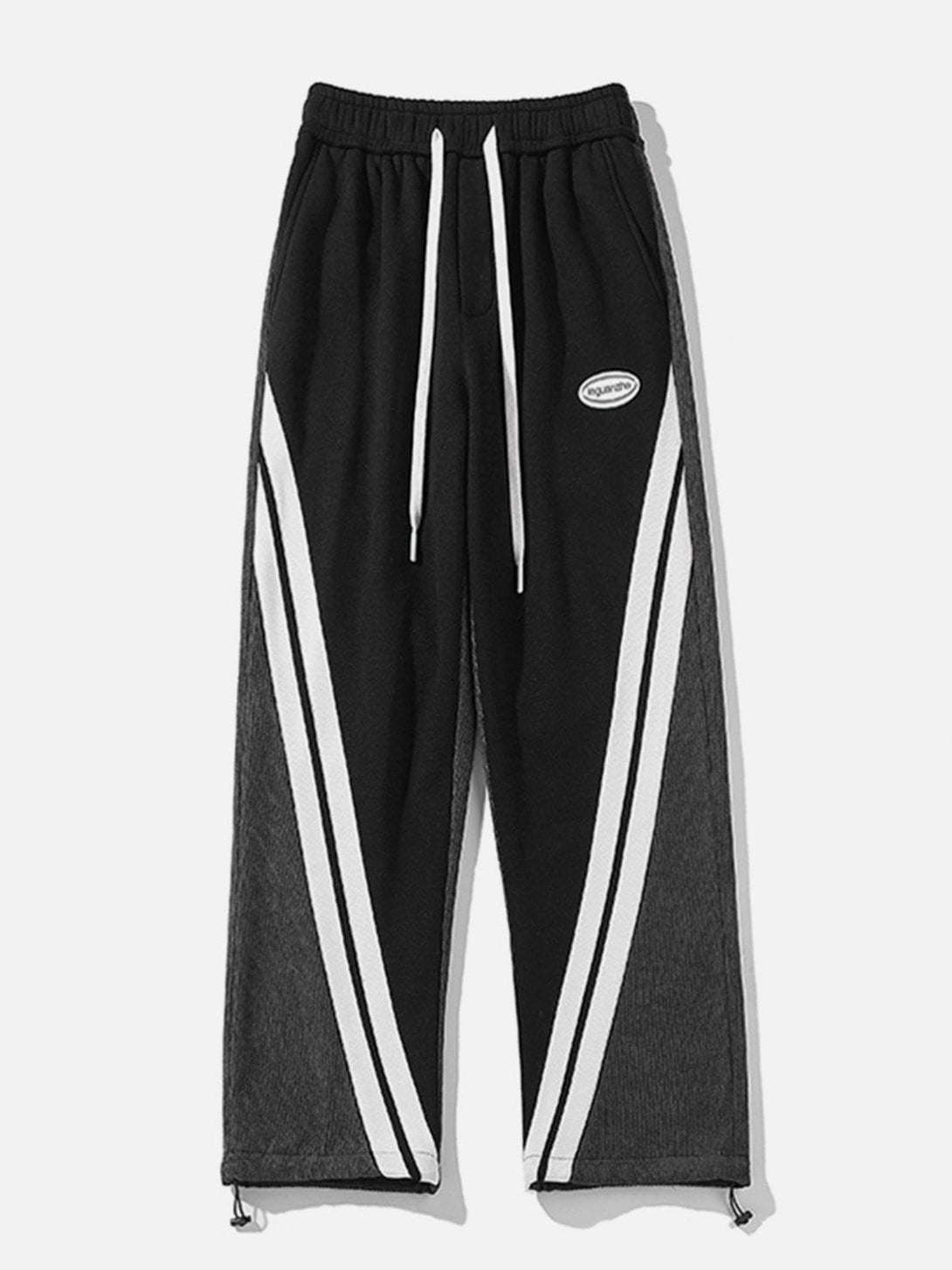 Helmiss - Contrast Corduroy Sweatpants- Streetwear Fashion - helmiss.com