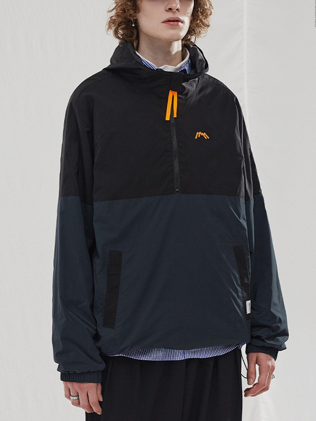 Helmiss - Contrast Outdoor Anorak- Streetwear Fashion - helmiss.com