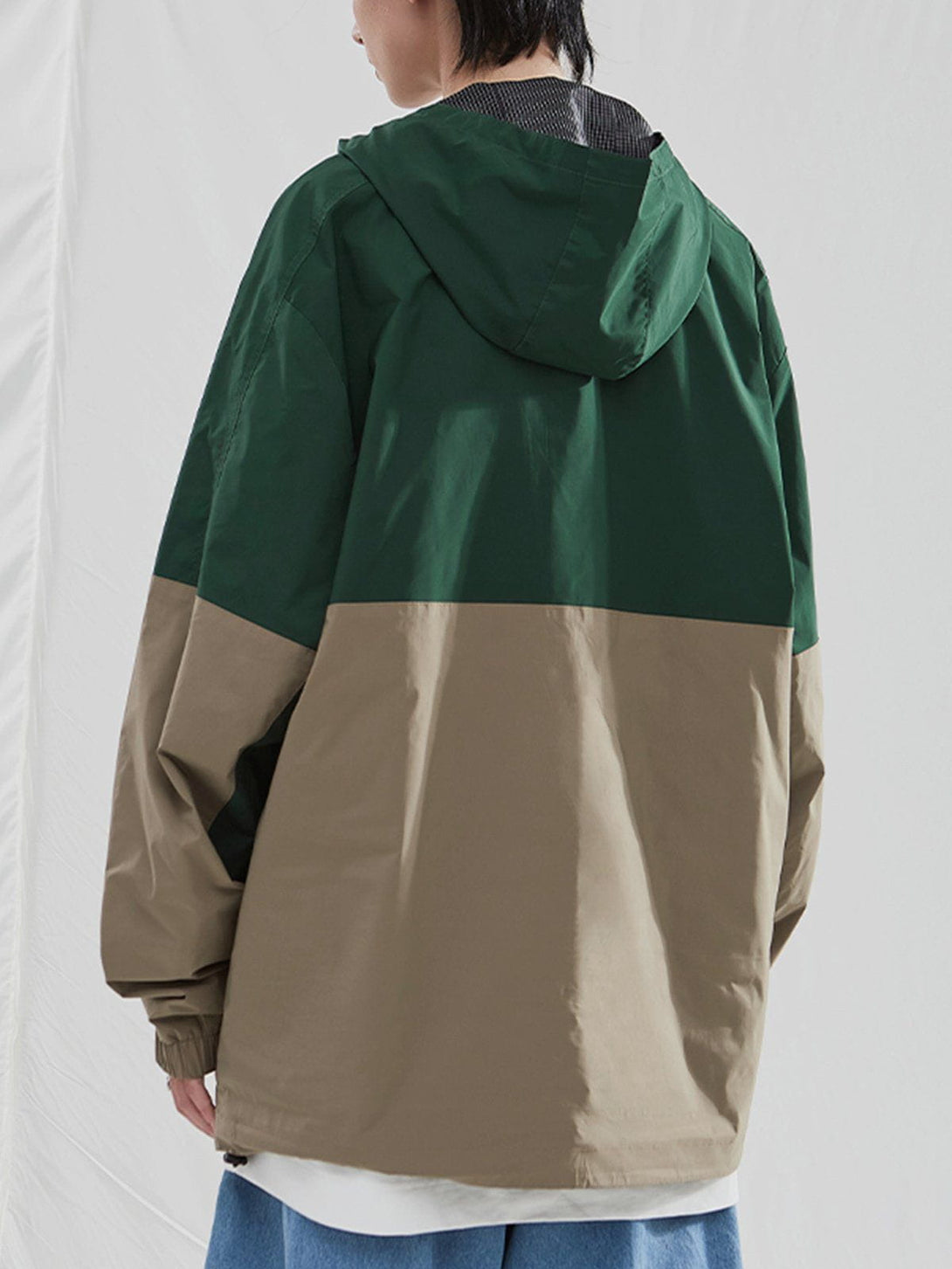 Helmiss - Contrast Outdoor Anorak- Streetwear Fashion - helmiss.com