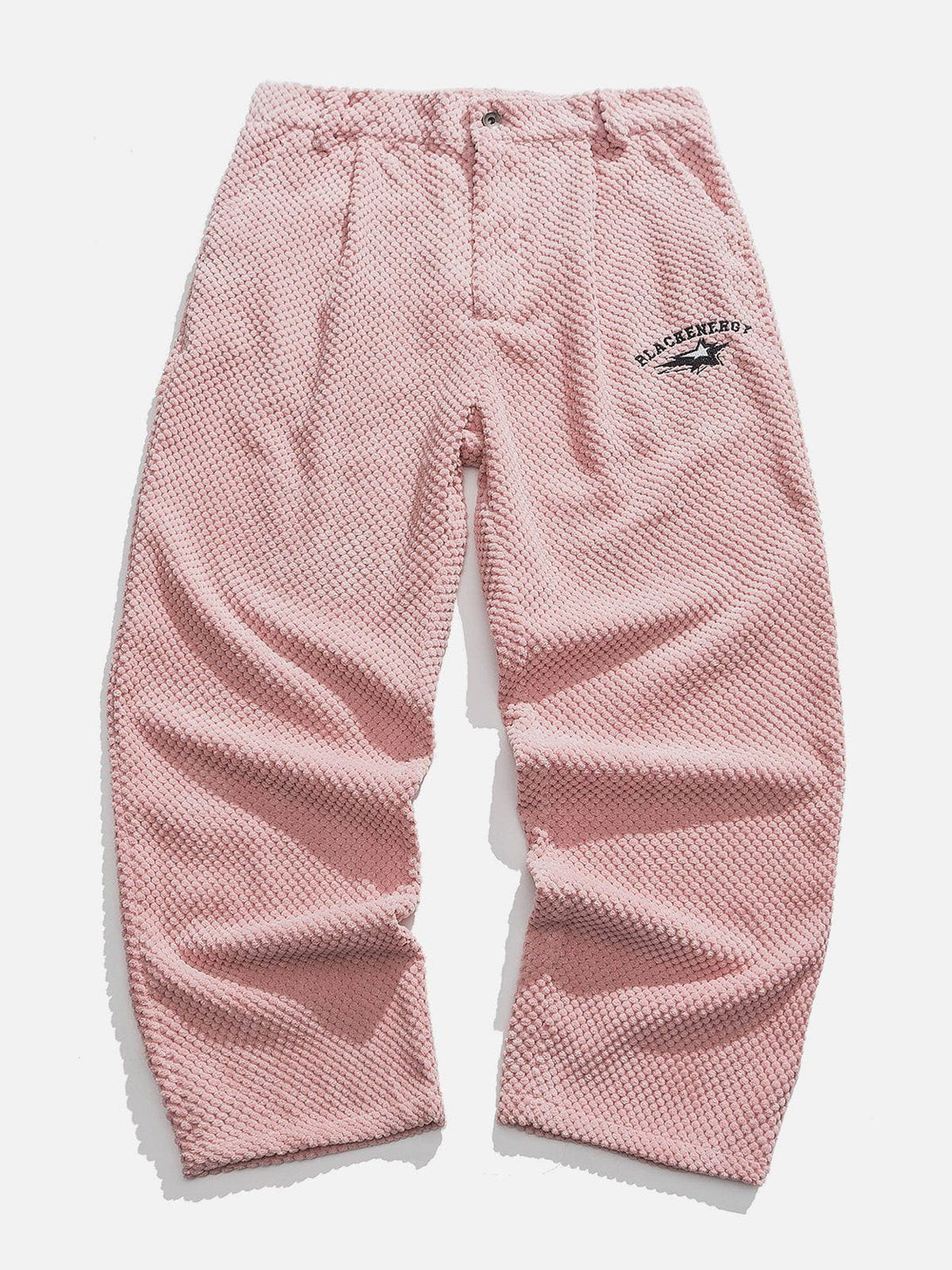 Helmiss - Corduroy Embroidered Pants- Streetwear Fashion - helmiss.com