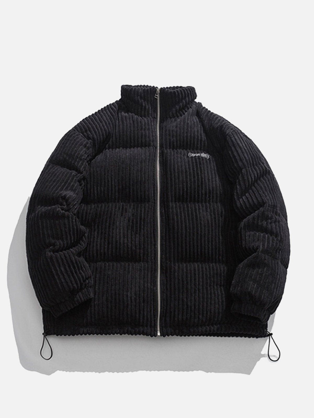 Helmiss - Corduroy Embroidery Winter Coat- Streetwear Fashion - helmiss.com