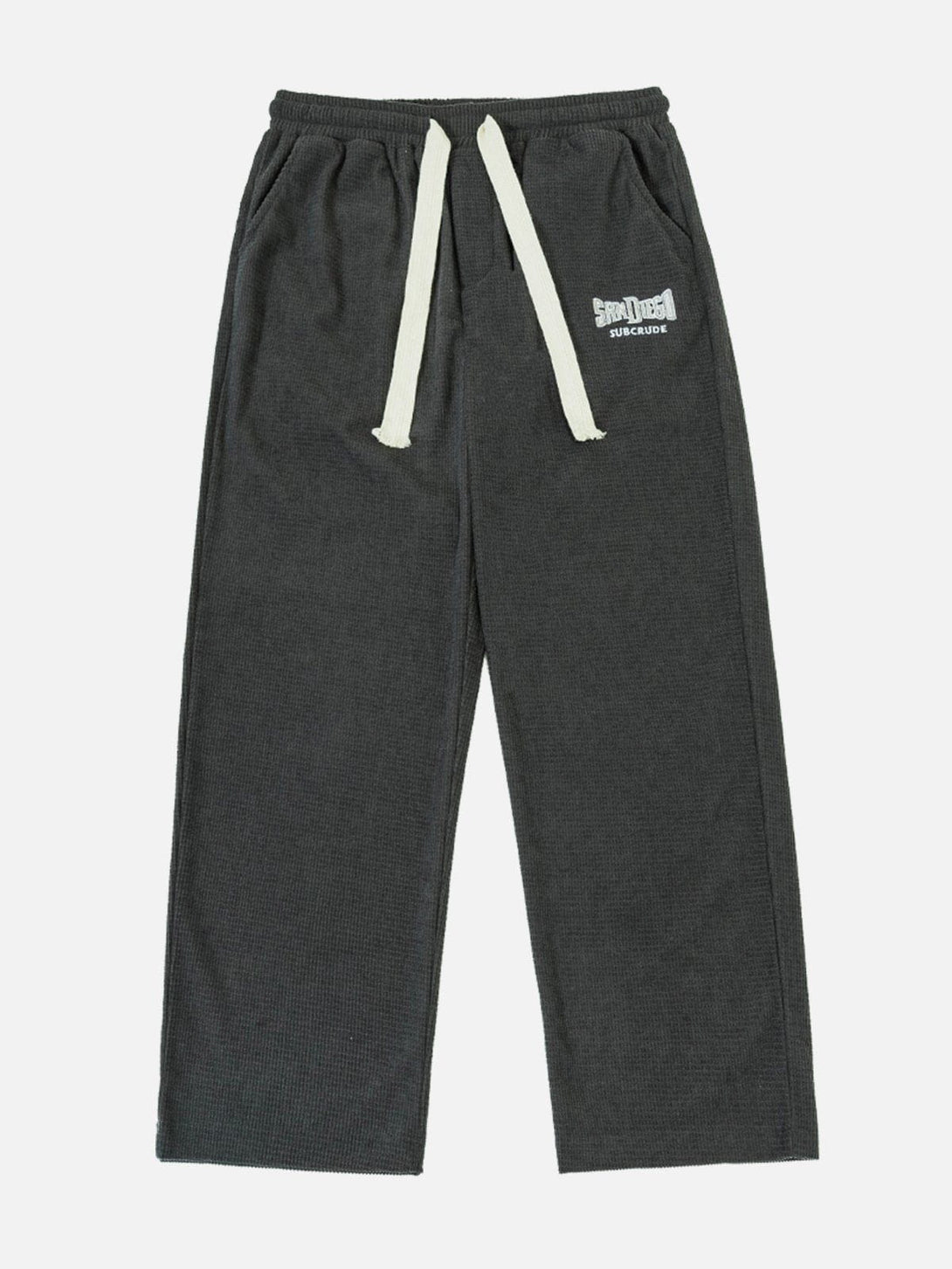 Helmiss - Corduroy Waffle Pants- Streetwear Fashion - helmiss.com