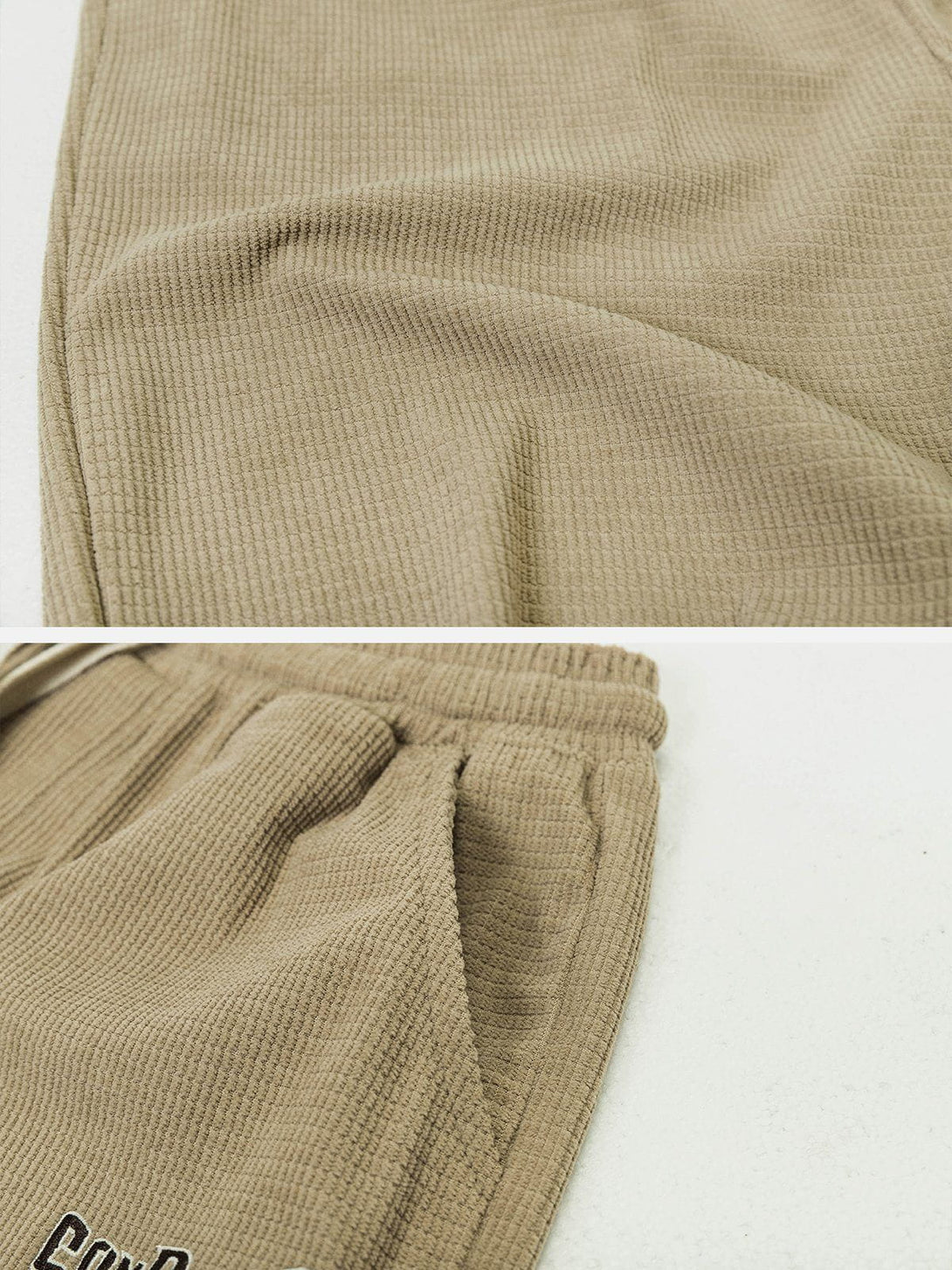 Helmiss - Corduroy Waffle Pants- Streetwear Fashion - helmiss.com