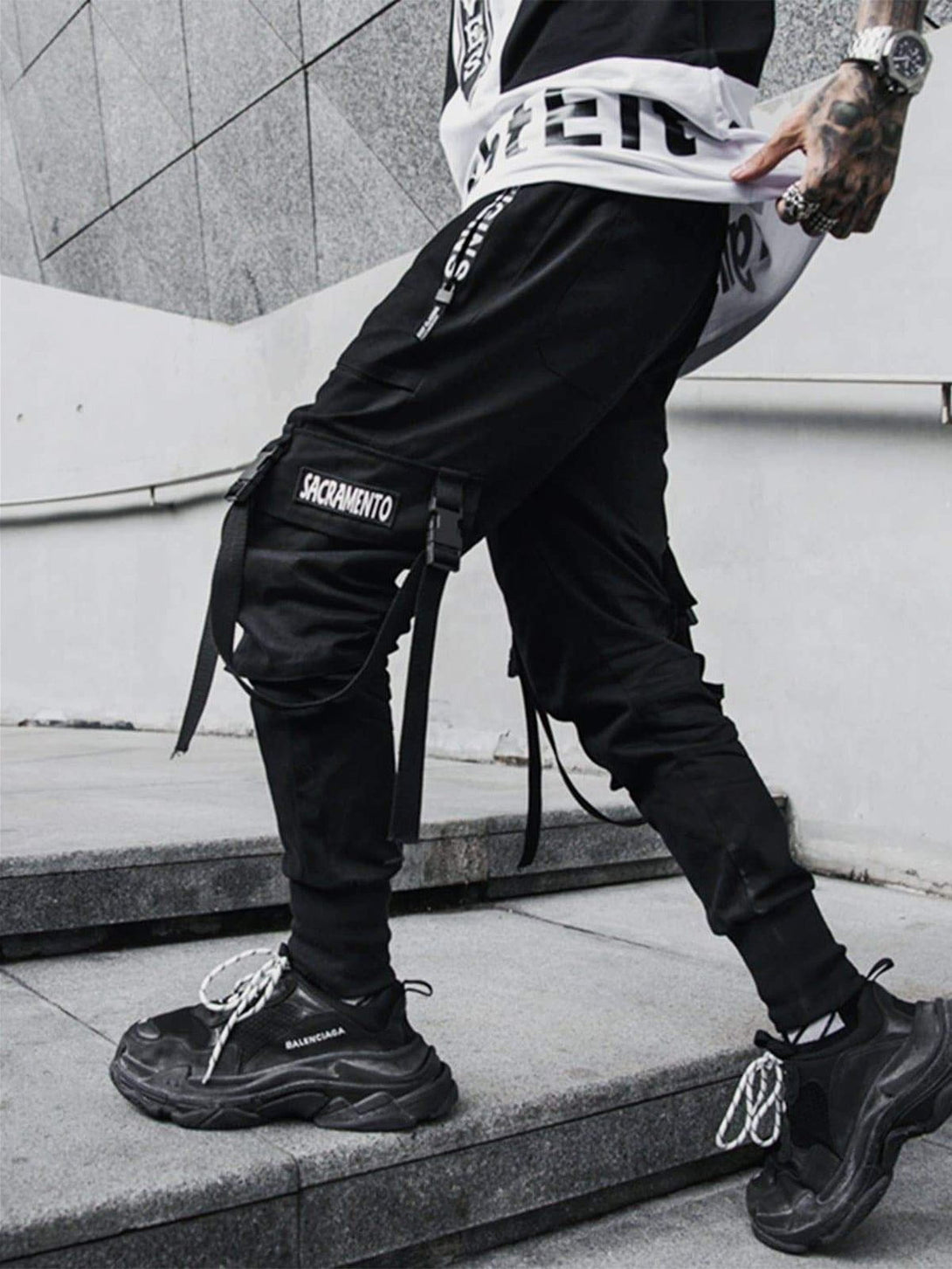 Helmiss - ���Crescent��� Street Joggers- Streetwear Fashion - helmiss.com