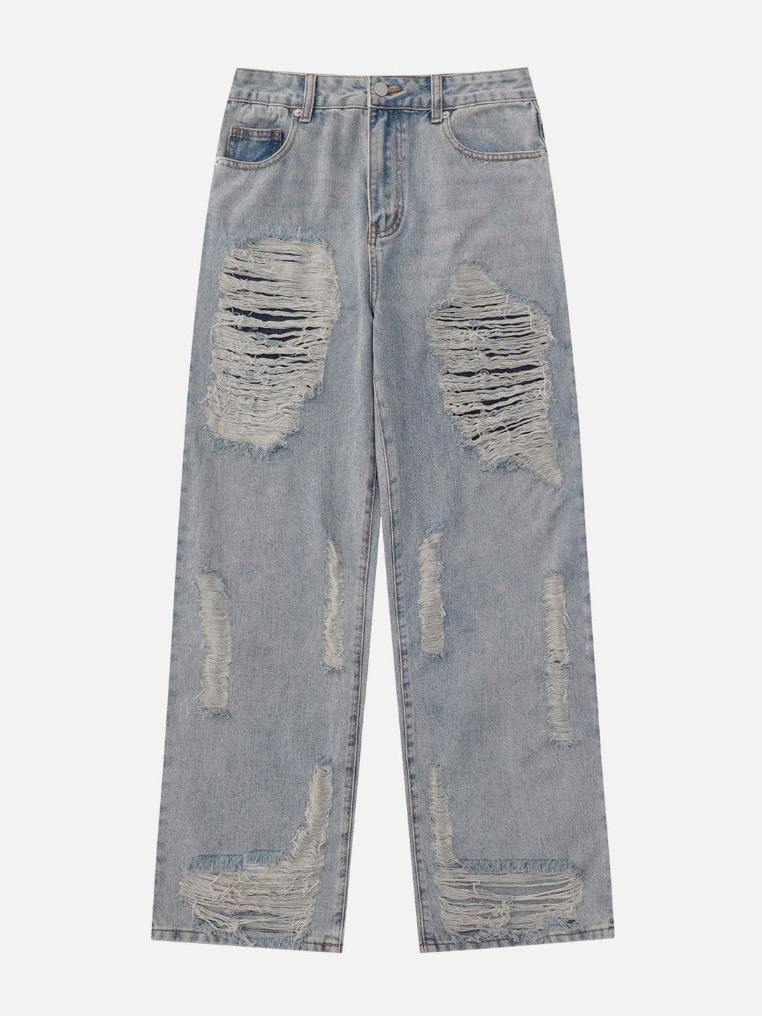 Helmiss - Cut Hole Jeans- Streetwear Fashion - helmiss.com