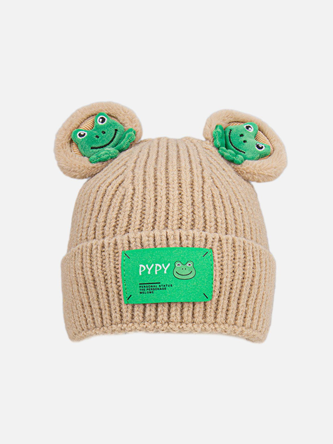 Helmiss - Cute Cartoon 3D Frog Knitting Hat- Streetwear Fashion - helmiss.com