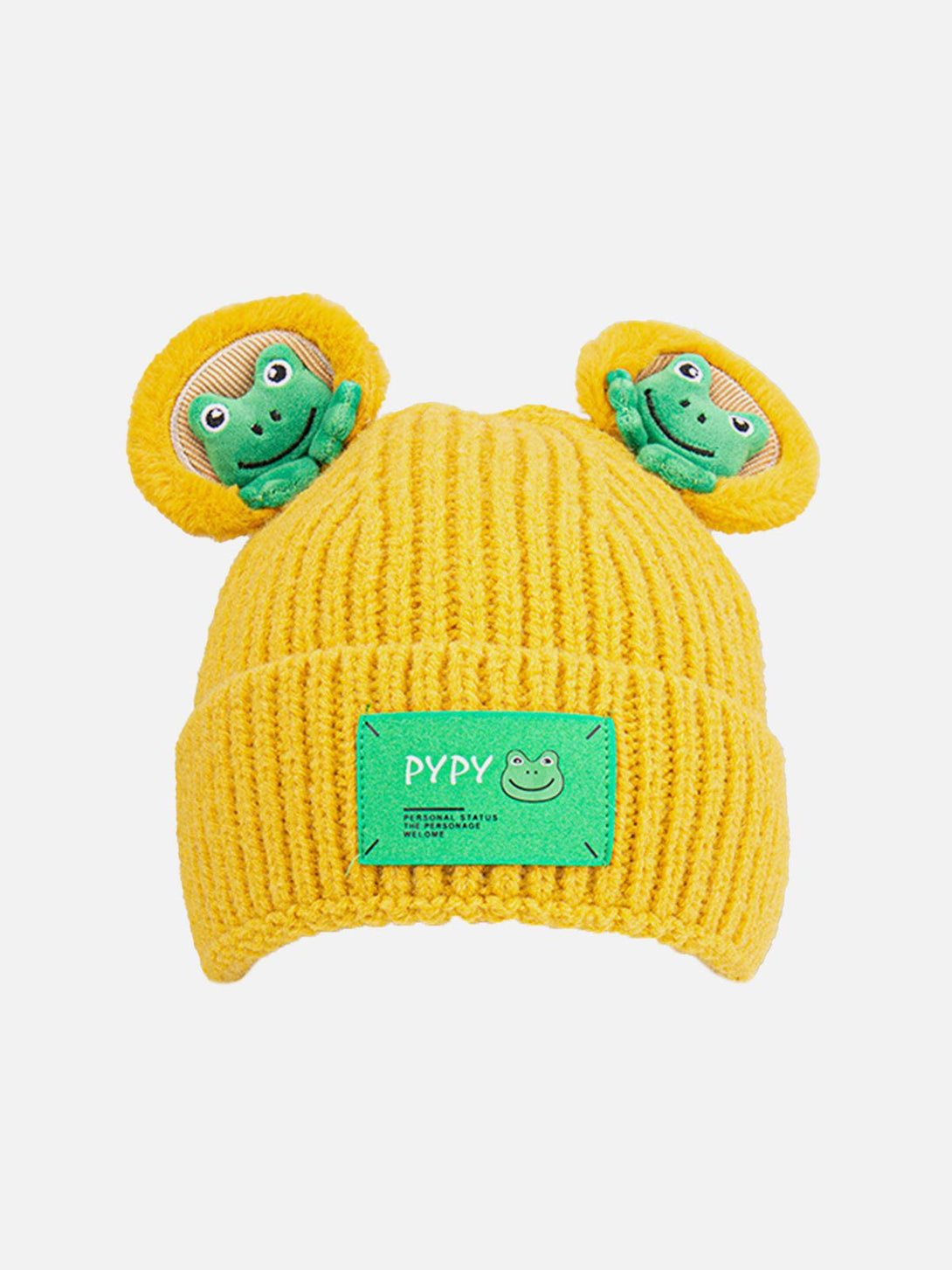 Helmiss - Cute Cartoon 3D Frog Knitting Hat- Streetwear Fashion - helmiss.com