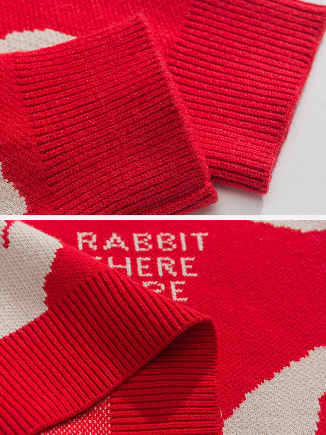 Helmiss - Cute Rabbit Sweater- Streetwear Fashion - helmiss.com