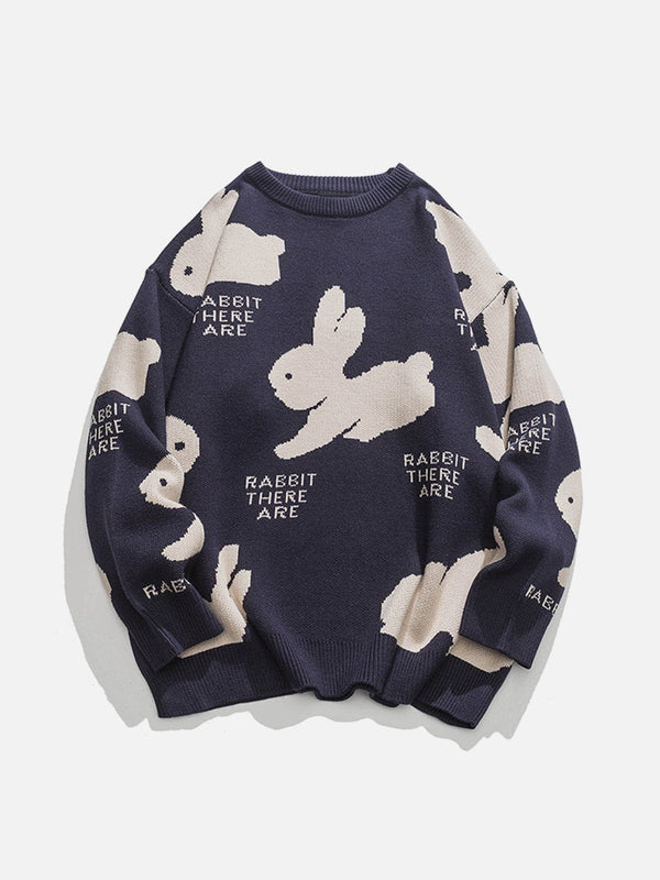 Helmiss - Cute Rabbit Sweater- Streetwear Fashion - helmiss.com