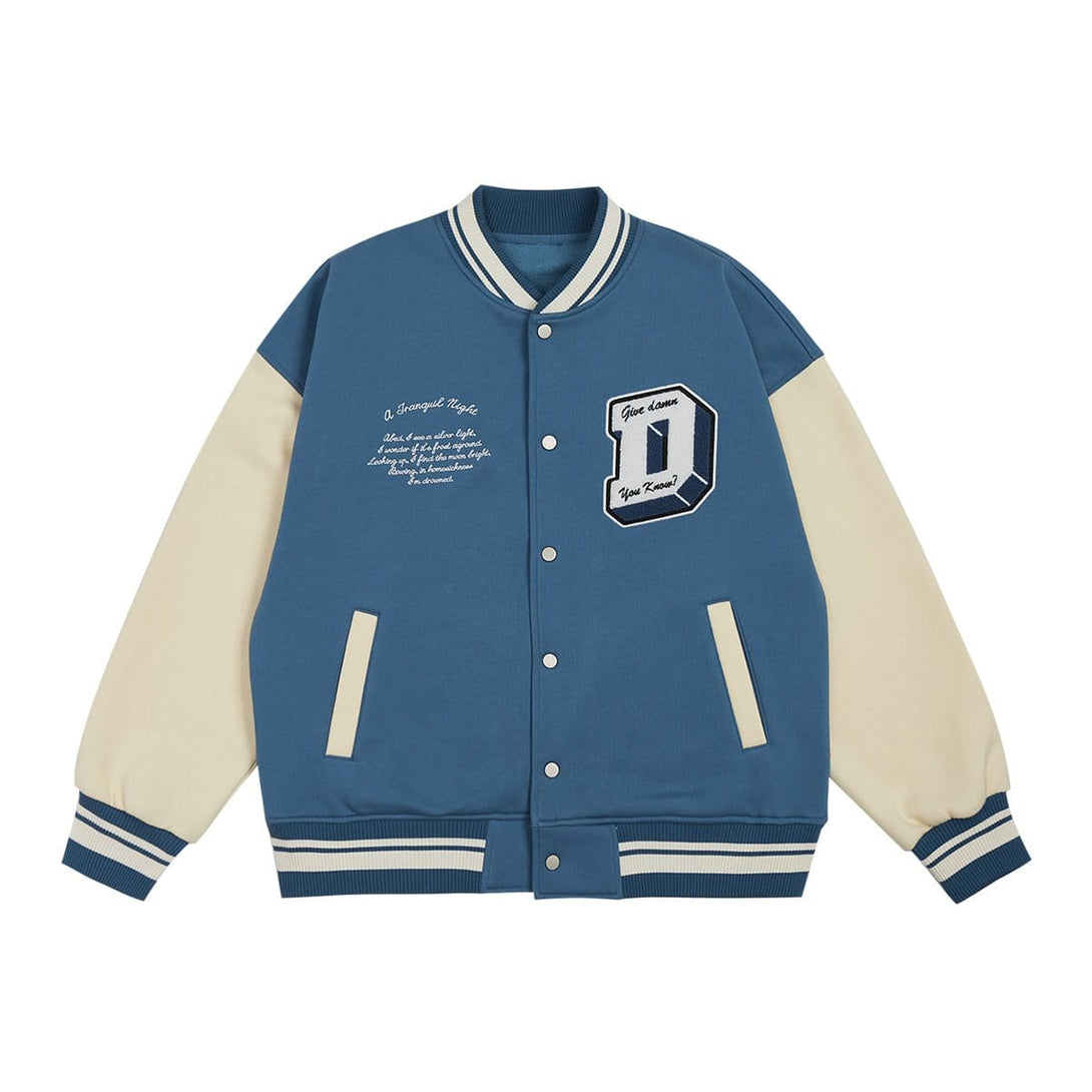 Helmiss - Damn Varsity Jacket- Streetwear Fashion - helmiss.com