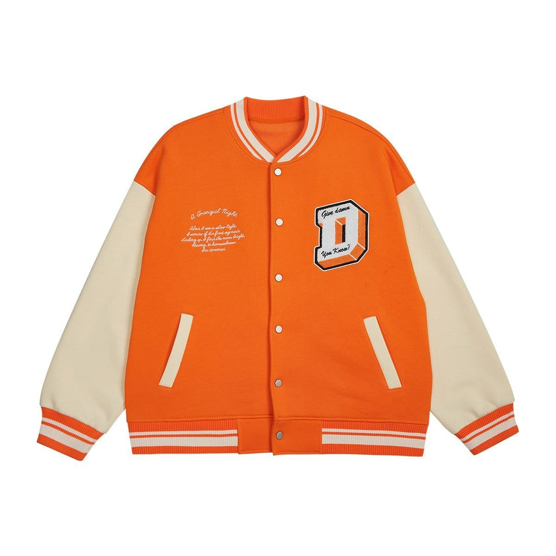 Helmiss - Damn Varsity Jacket- Streetwear Fashion - helmiss.com