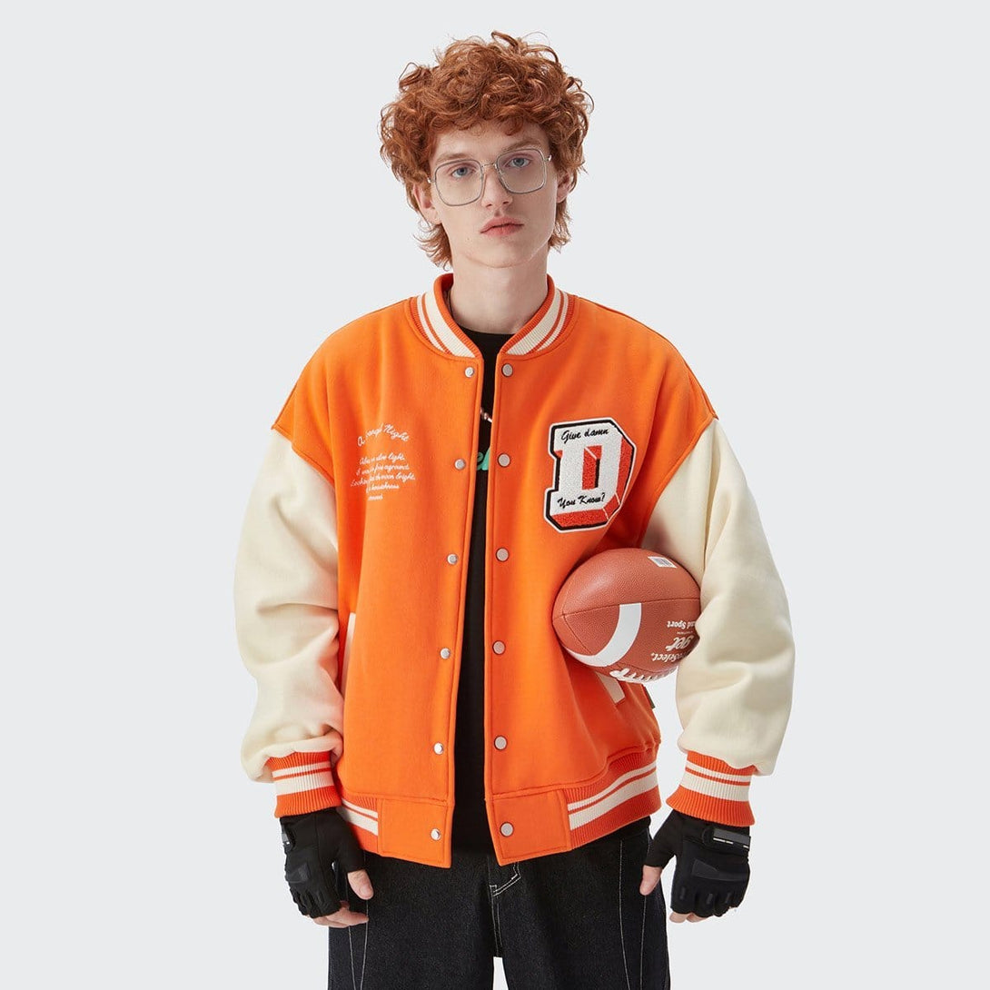 Helmiss - Damn Varsity Jacket- Streetwear Fashion - helmiss.com