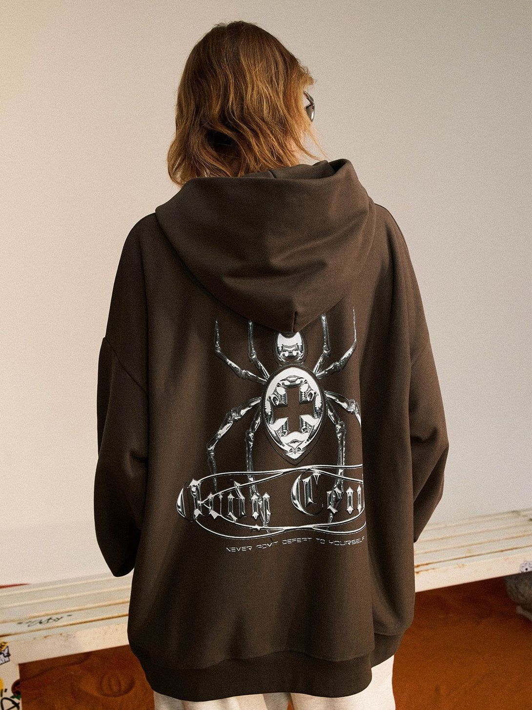 Helmiss - Deadly Venomous Spider Thermo Print Hoodie- Streetwear Fashion - helmiss.com