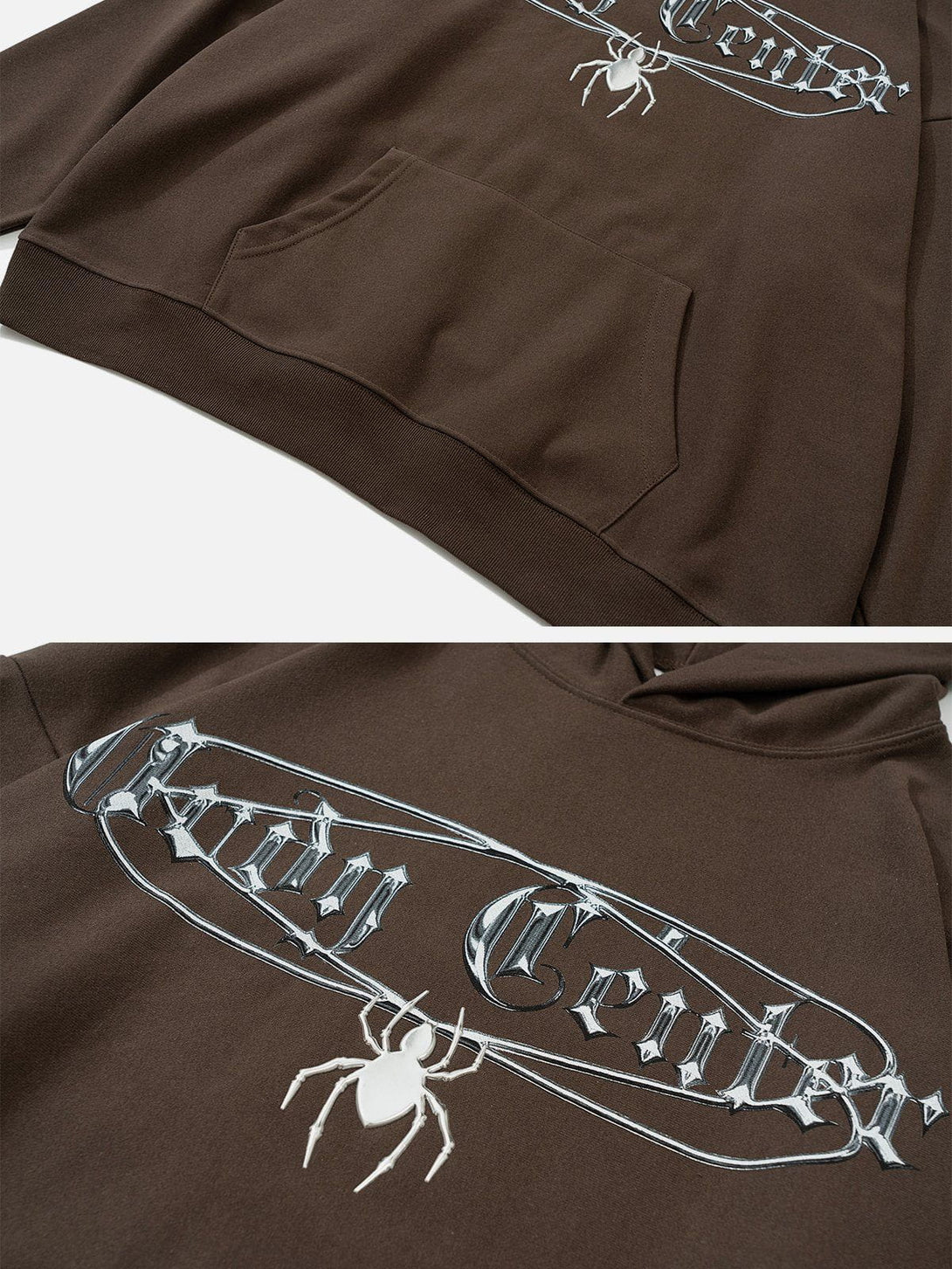 Helmiss - Deadly Venomous Spider Thermo Print Hoodie- Streetwear Fashion - helmiss.com