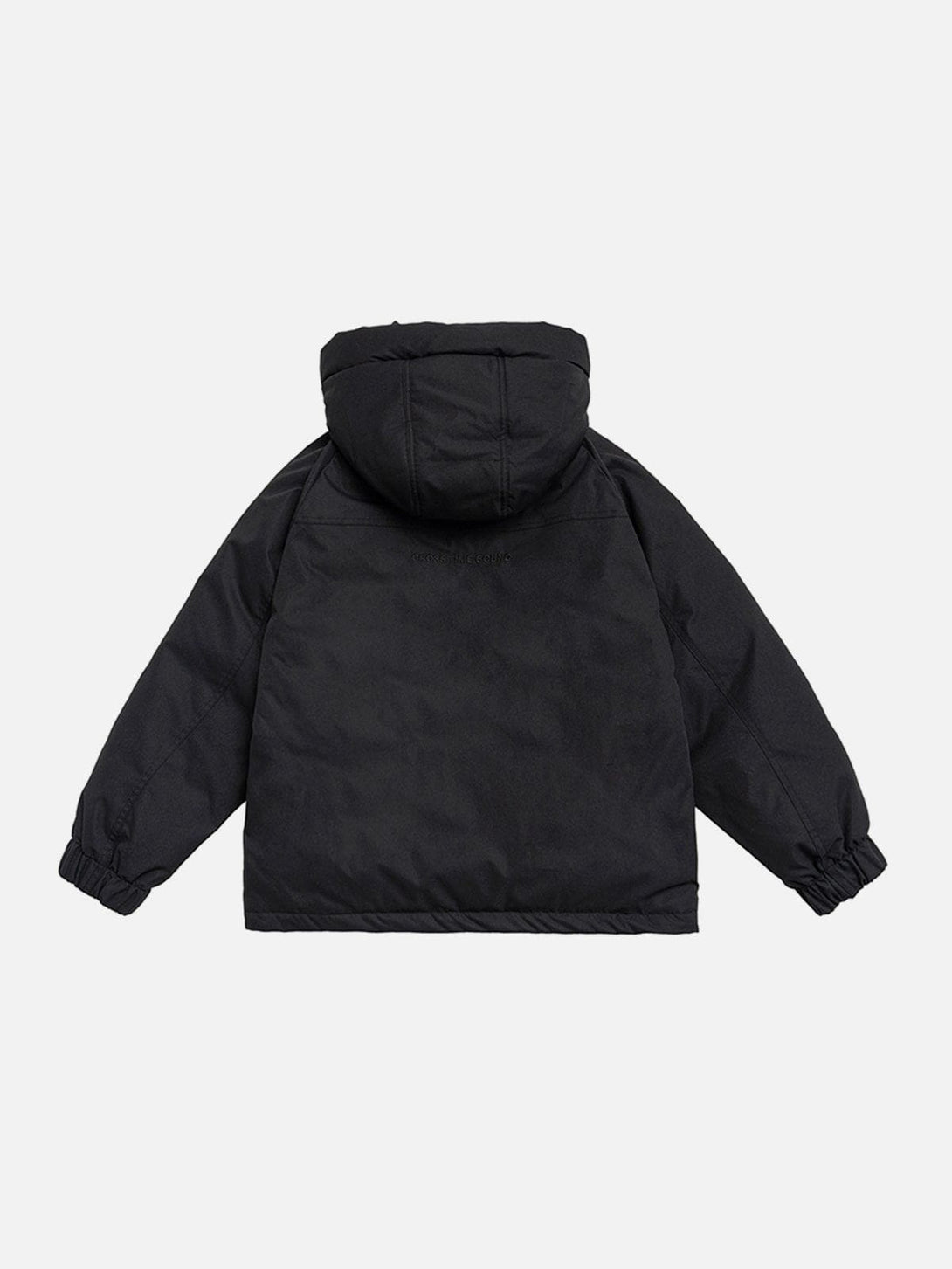 Helmiss - Detachable Hat Patchwork Winter Coat- Streetwear Fashion - helmiss.com