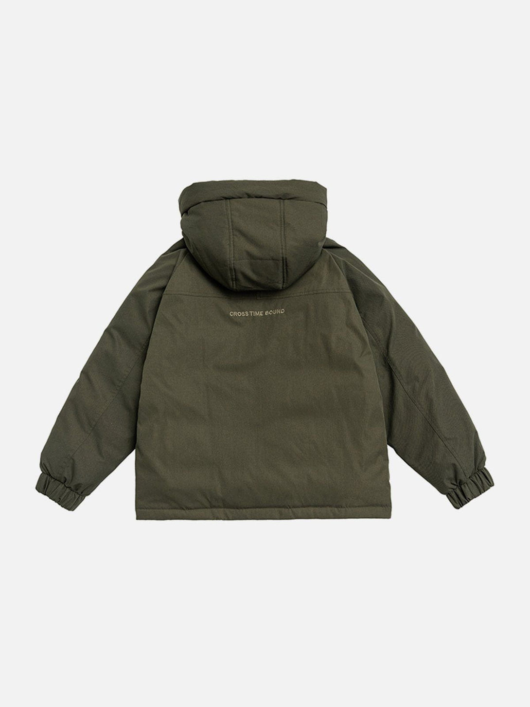 Helmiss - Detachable Hat Patchwork Winter Coat- Streetwear Fashion - helmiss.com