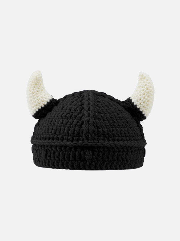 Helmiss - Devil's Corner Knitted Hat- Streetwear Fashion - helmiss.com