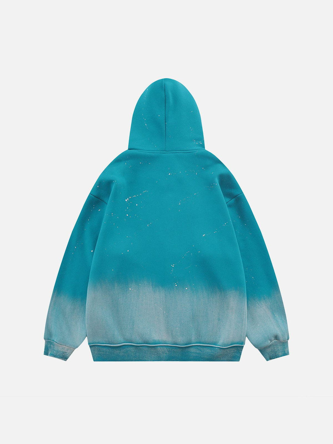 Helmiss - Distressed Gradient Applique Stars Hoodie- Streetwear Fashion - helmiss.com