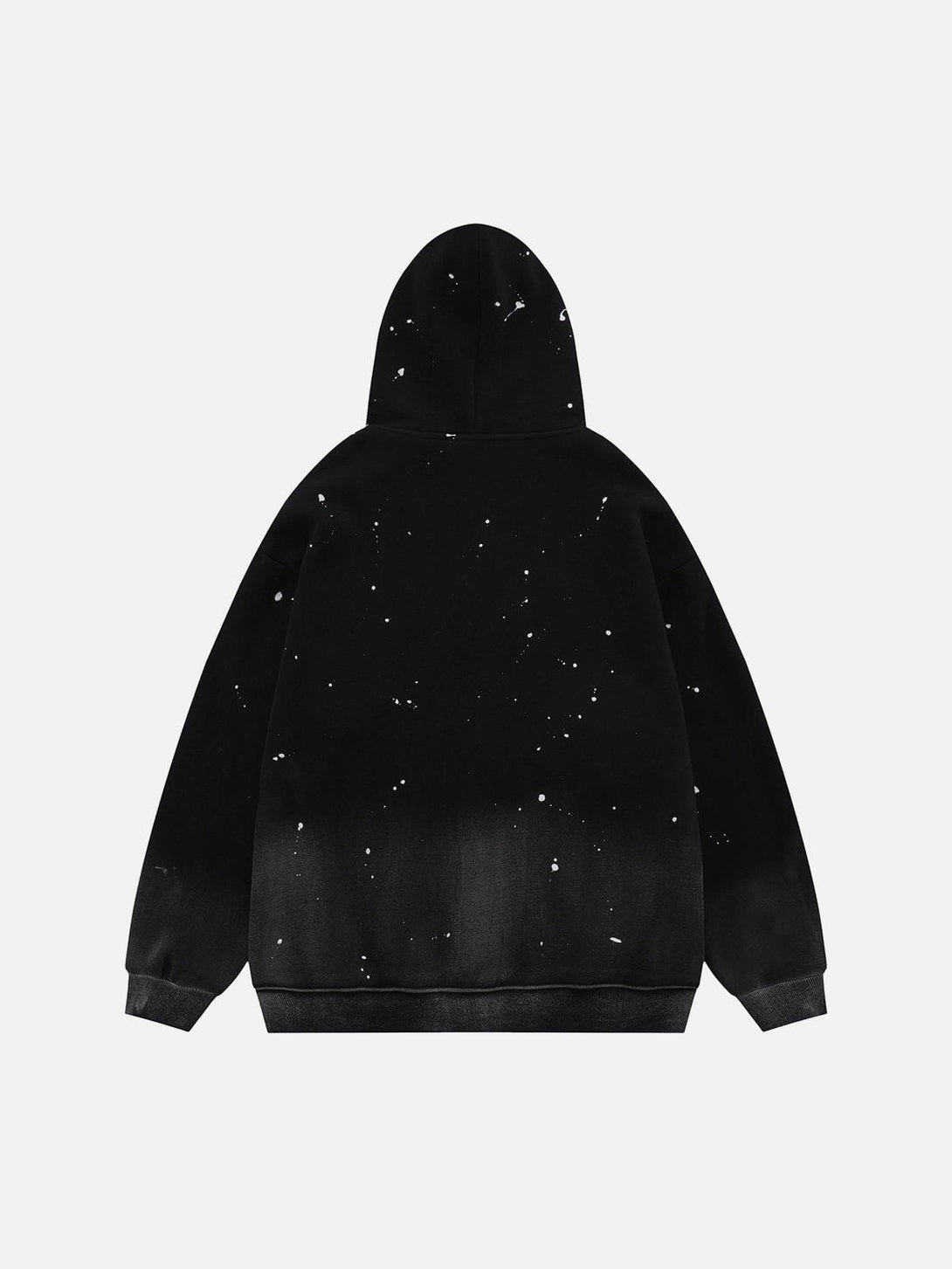 Helmiss - Distressed Gradient Applique Stars Hoodie- Streetwear Fashion - helmiss.com