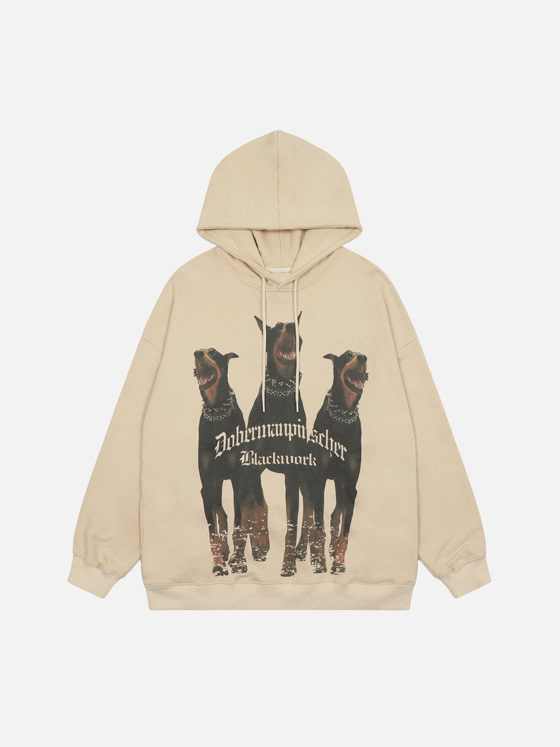 Helmiss - Doberman Print Hoodie- Streetwear Fashion - helmiss.com