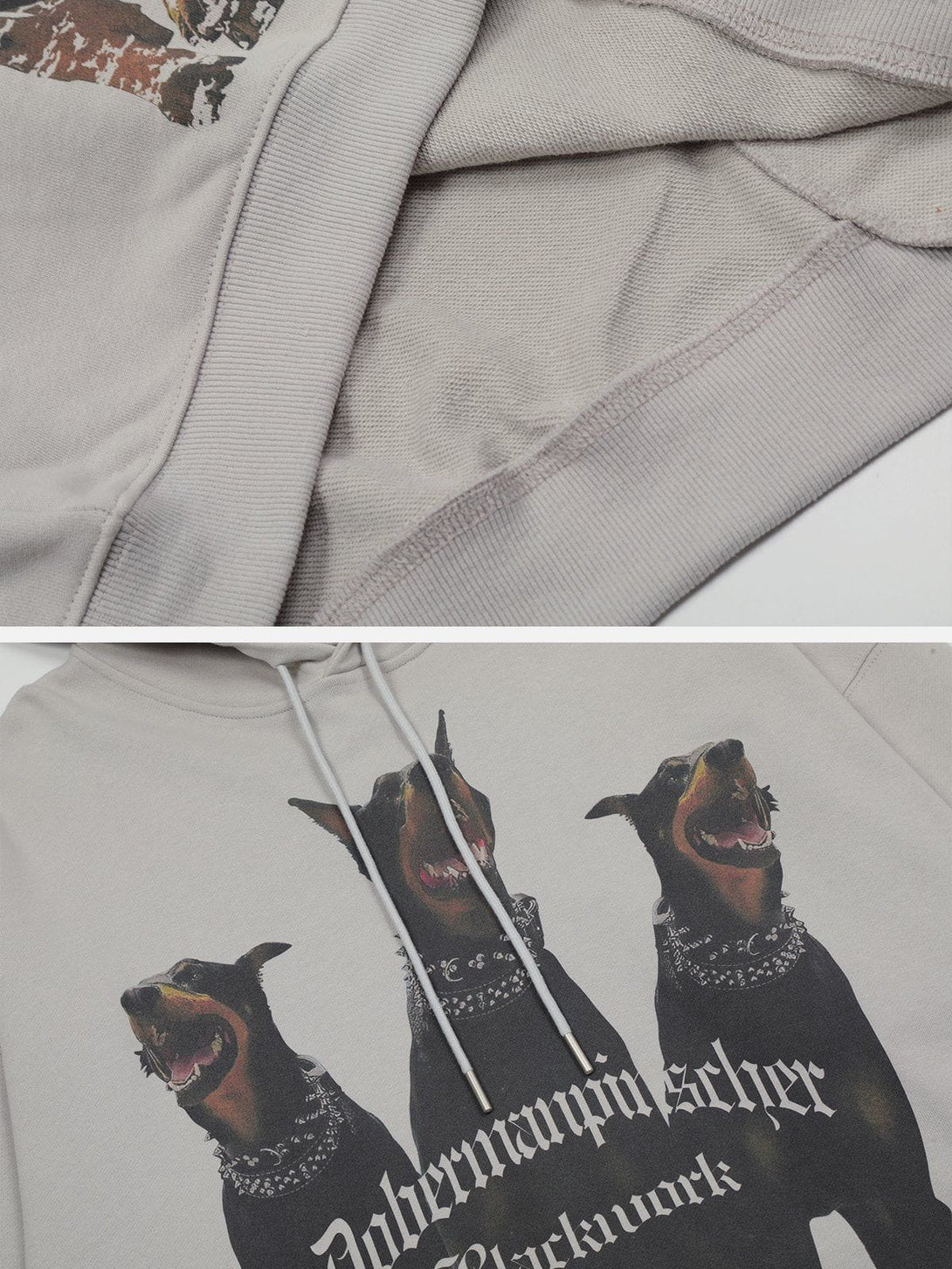 Helmiss - Doberman Print Hoodie- Streetwear Fashion - helmiss.com