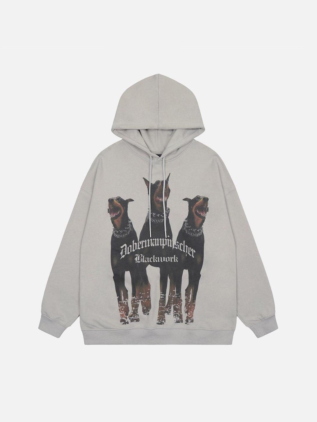 Helmiss - Doberman Print Hoodie- Streetwear Fashion - helmiss.com