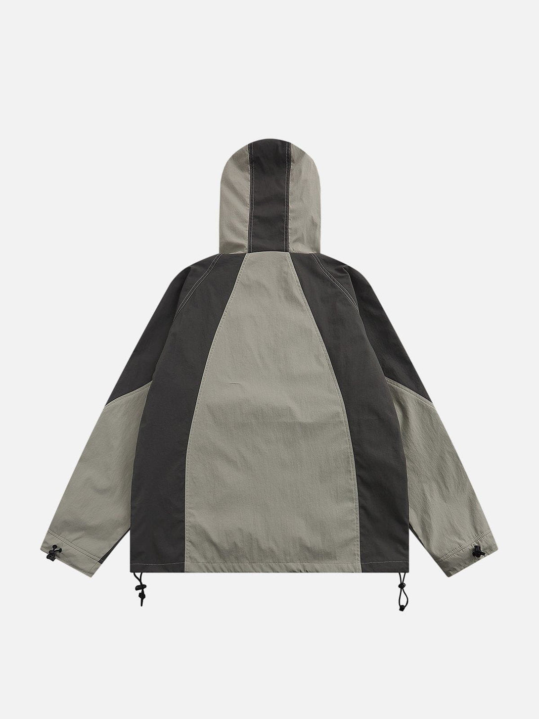 Helmiss - Drawstring Windbreaker Anorak- Streetwear Fashion - helmiss.com