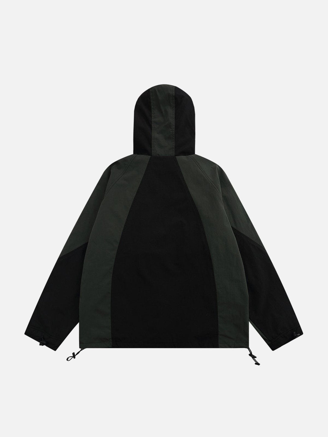 Helmiss - Drawstring Windbreaker Anorak- Streetwear Fashion - helmiss.com