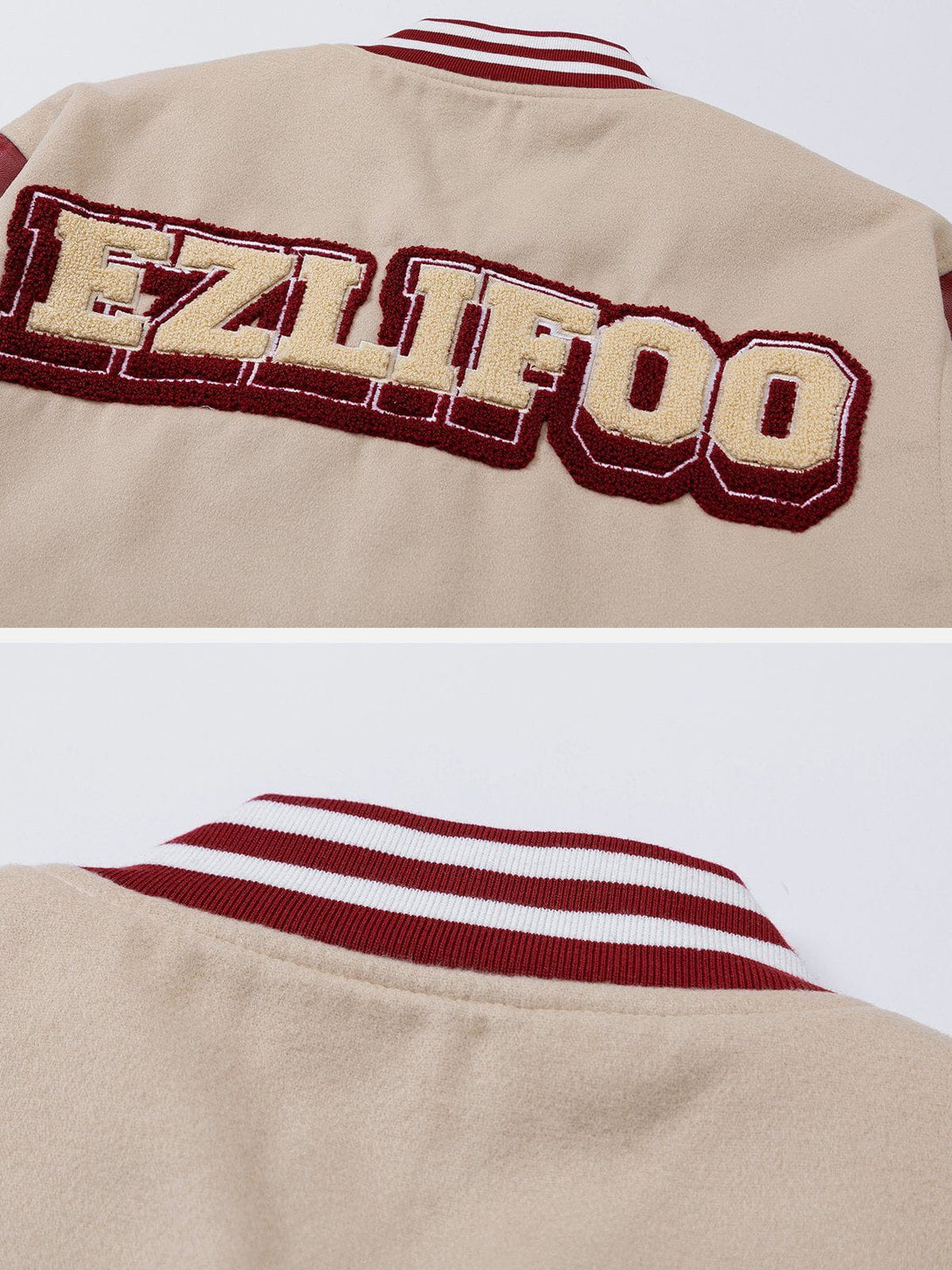 Helmiss - "EZLIFOO" Embroidery Jacket- Streetwear Fashion - helmiss.com