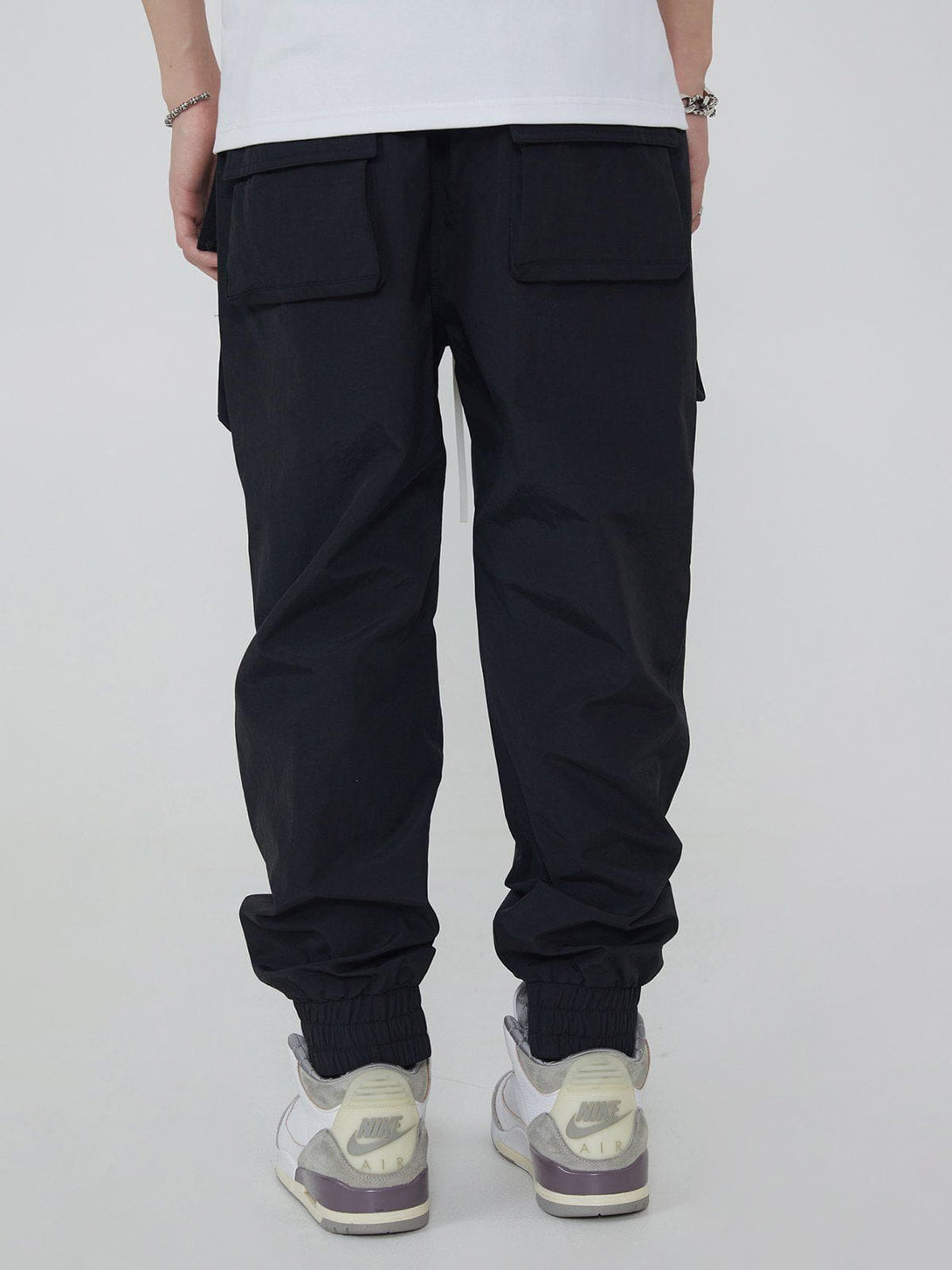 Helmiss - Elastic Cuff Casual Pants- Streetwear Fashion - helmiss.com