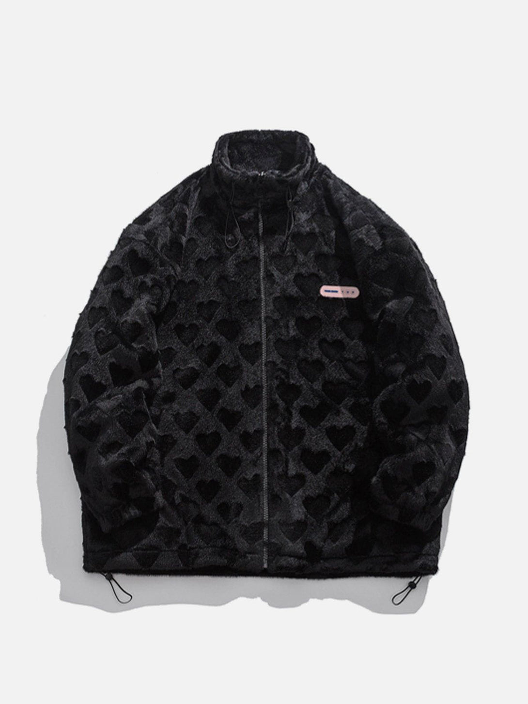 Helmiss - Embossed Love Winter Coat- Streetwear Fashion - helmiss.com