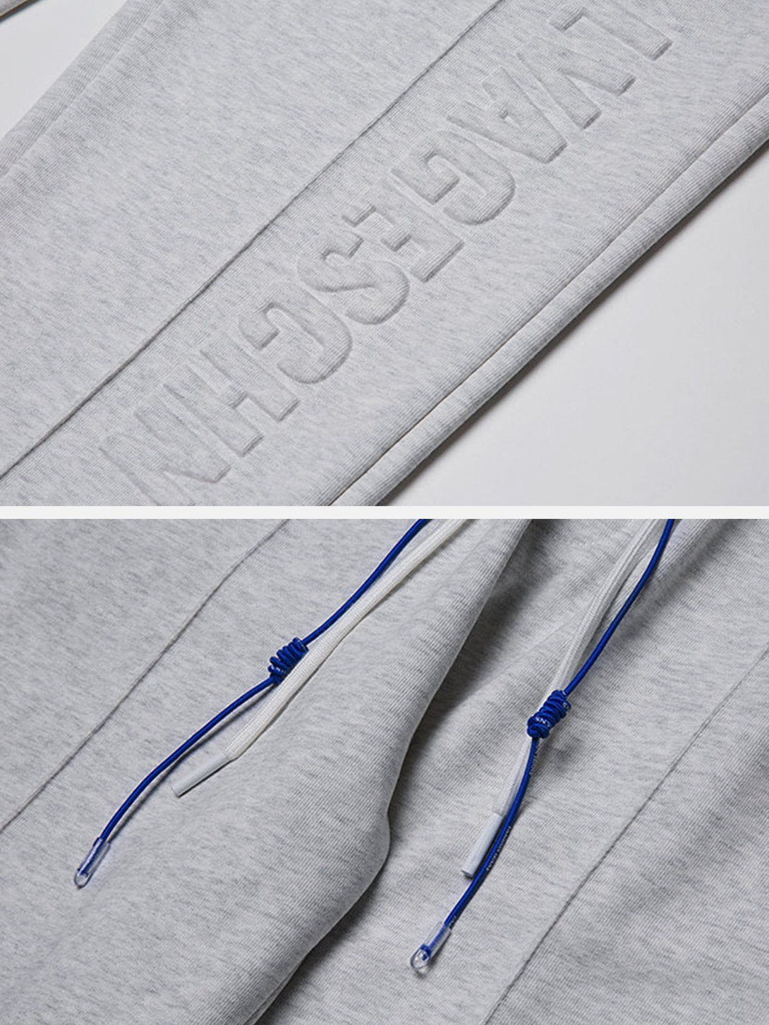 Helmiss - Embossing Thickened Sweatpants- Streetwear Fashion - helmiss.com