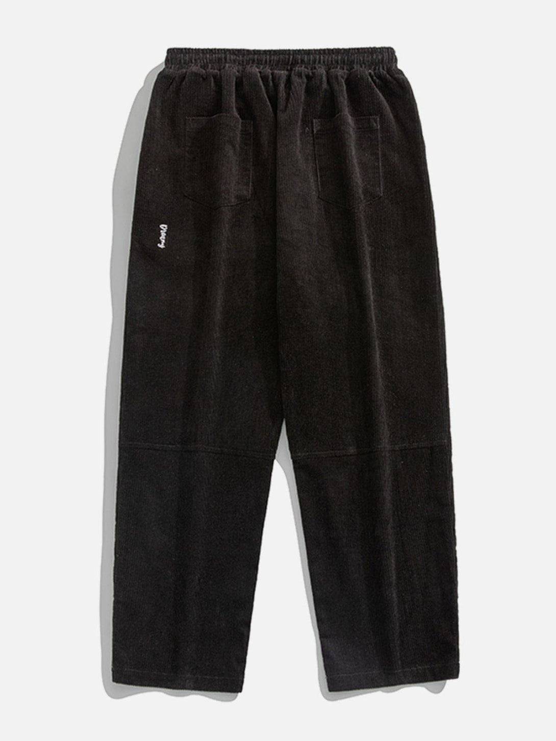 Helmiss - Embroidered Corduroy Pants- Streetwear Fashion - helmiss.com