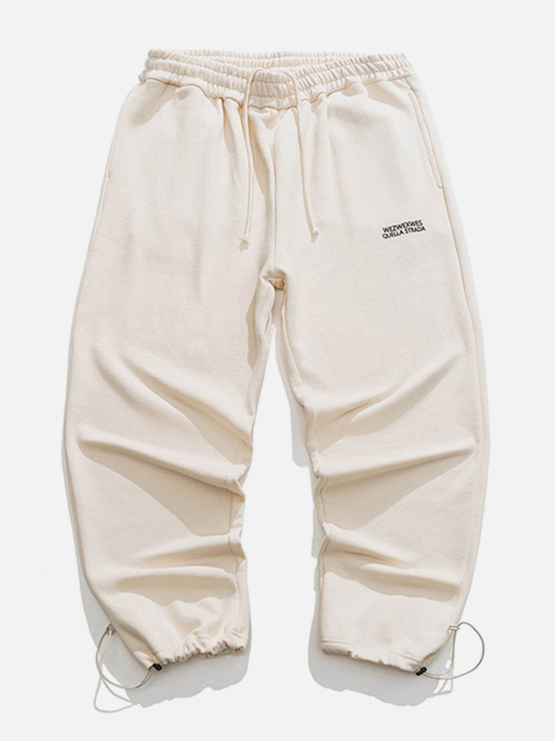 Helmiss - Embroidered Drawstring Pants- Streetwear Fashion - helmiss.com