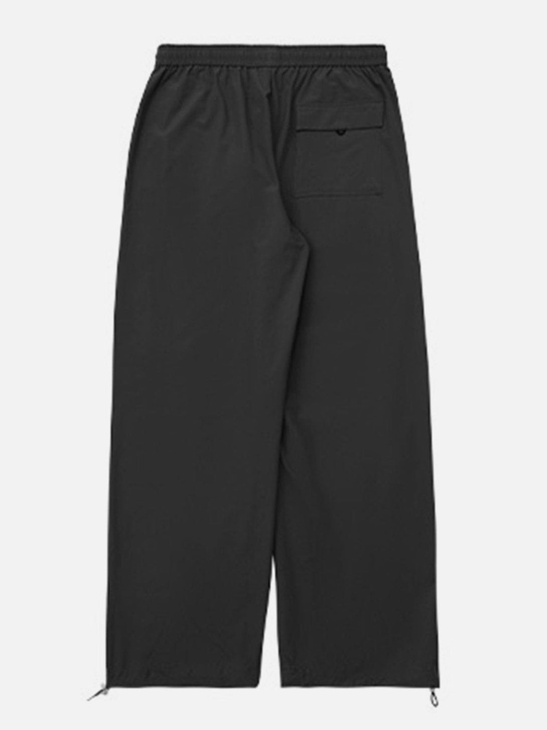 Helmiss - Embroidered Drawstring Solid Pants- Streetwear Fashion - helmiss.com