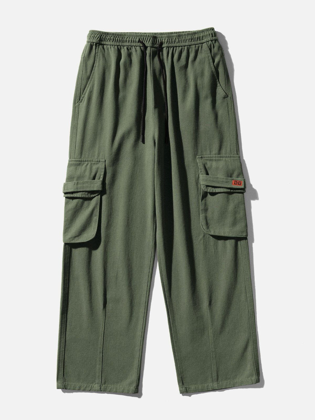 Helmiss - Embroidered Patch Multi-Pocket Cargo Pants- Streetwear Fashion - helmiss.com