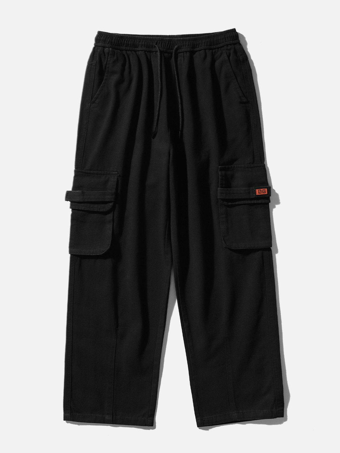 Helmiss - Embroidered Patch Multi-Pocket Cargo Pants- Streetwear Fashion - helmiss.com