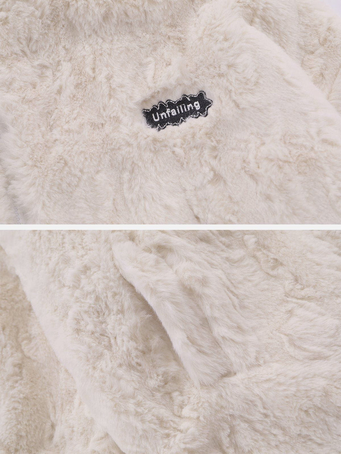 Helmiss - Embroidered Plush Winter Coat- Streetwear Fashion - helmiss.com