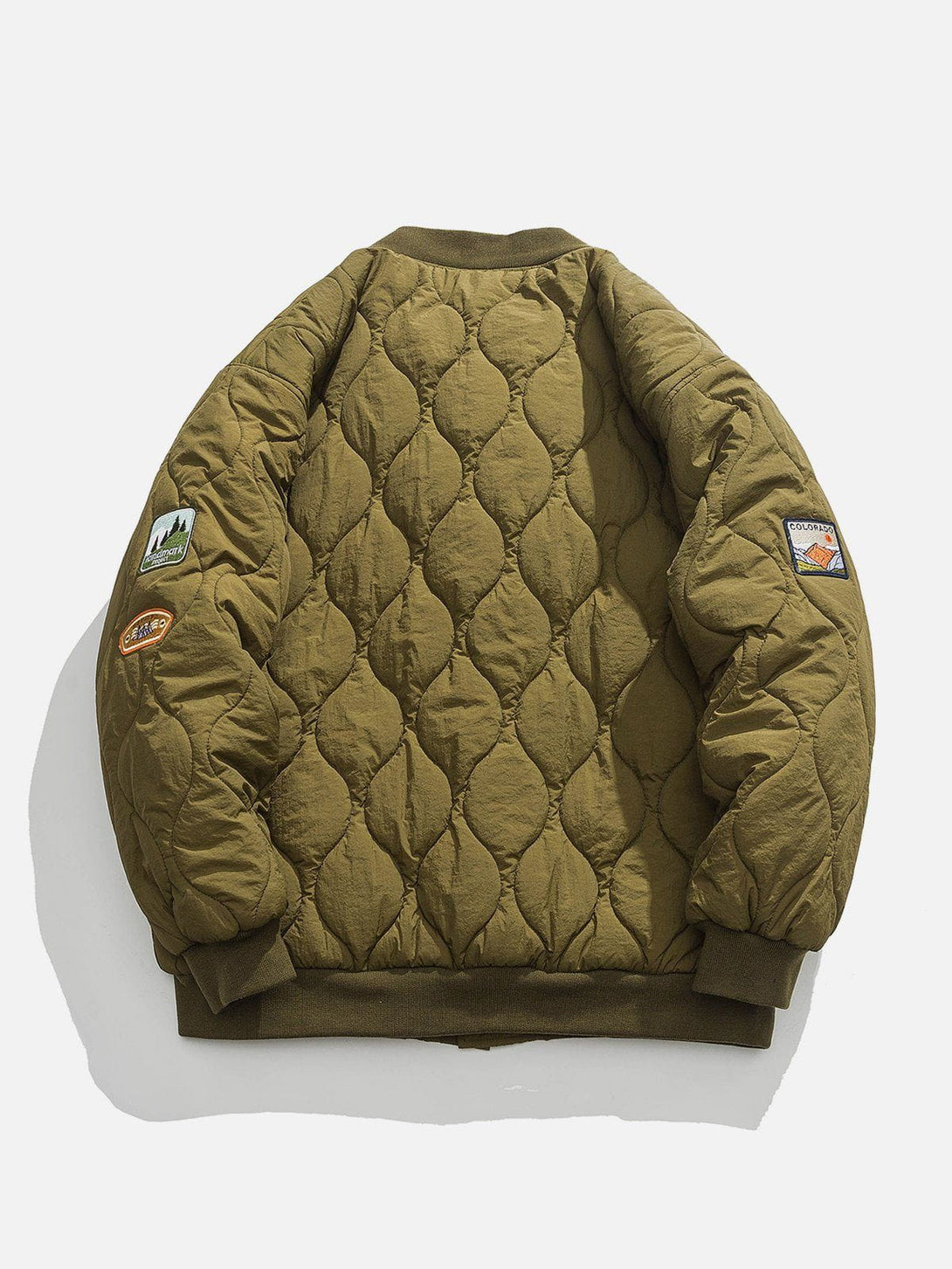 Helmiss - Embroidery Badge Winter Coat- Streetwear Fashion - helmiss.com