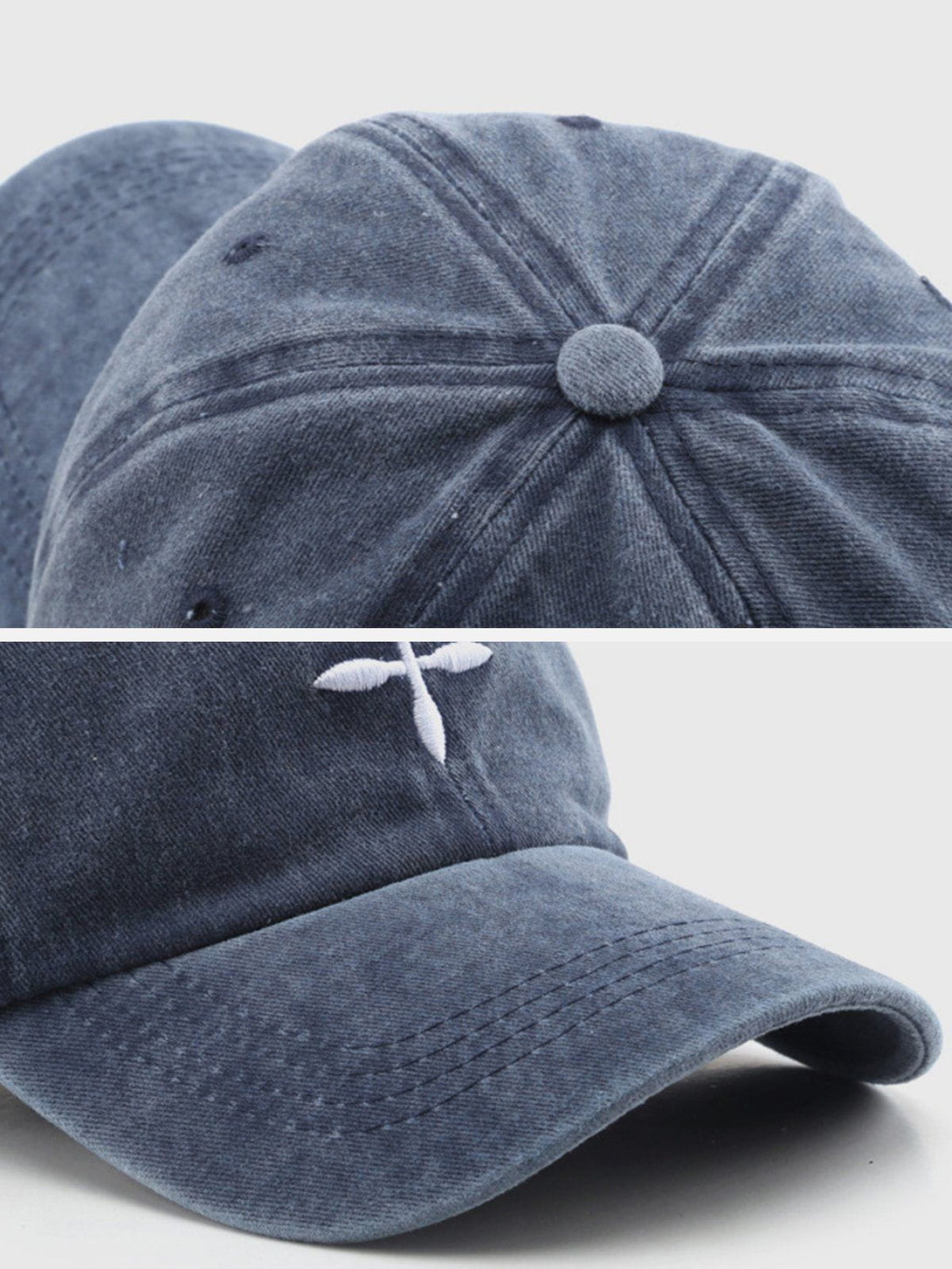 Helmiss - Embroidery Crucifix Baseball Cap- Streetwear Fashion - helmiss.com