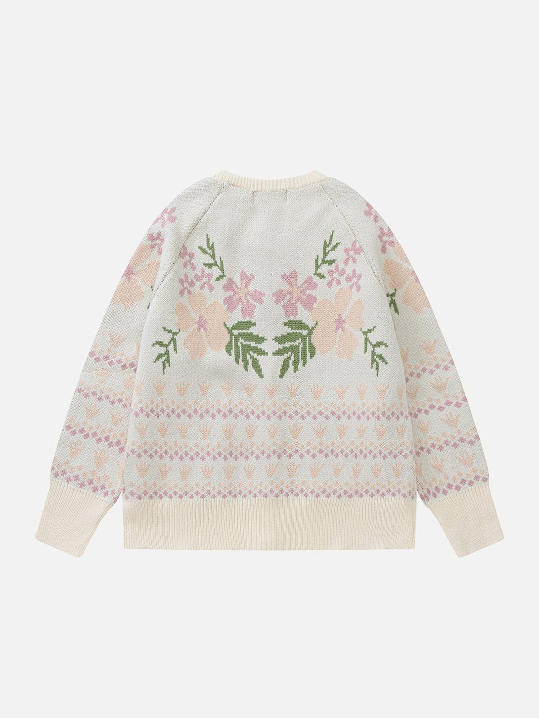 Helmiss - Embroidery Patchwork Cardigan- Streetwear Fashion - helmiss.com