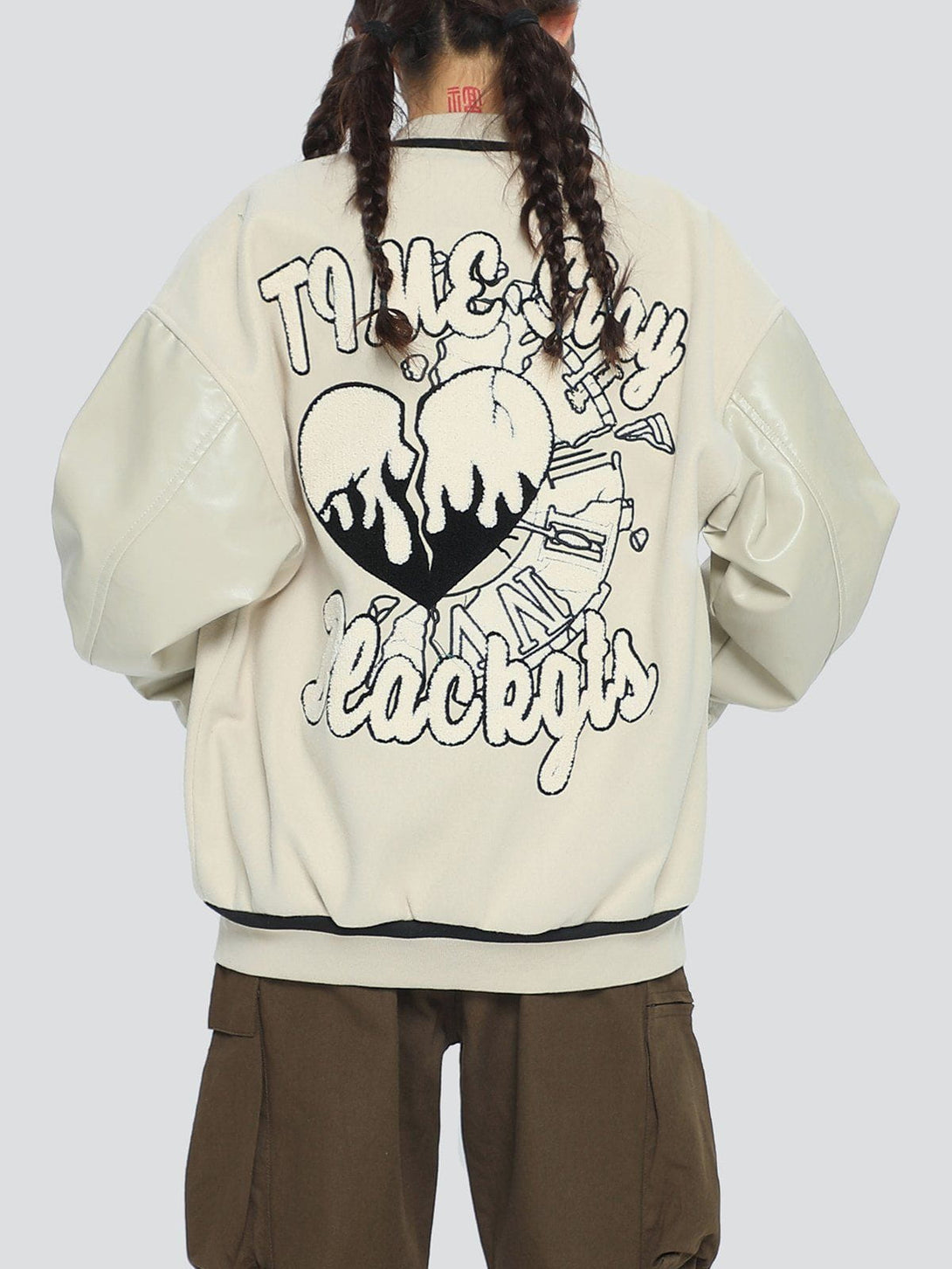 Helmiss - Embroidery Patchwork Jacket- Streetwear Fashion - helmiss.com