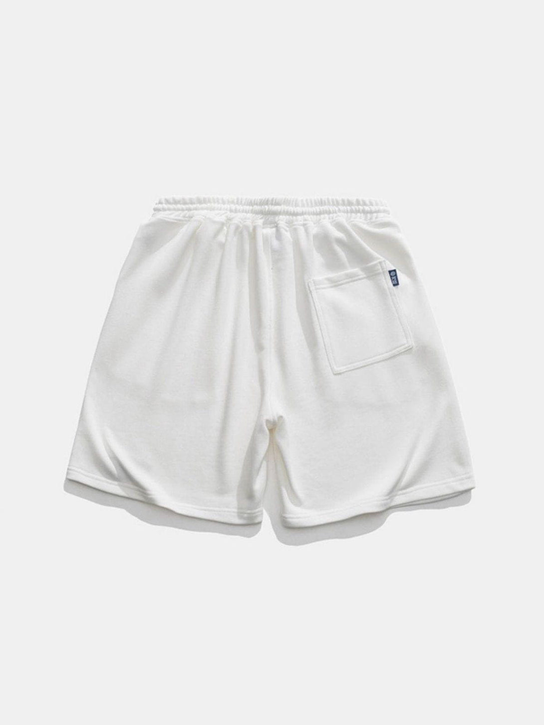 Helmiss - Embroidery Solid Color Shorts- Streetwear Fashion - helmiss.com