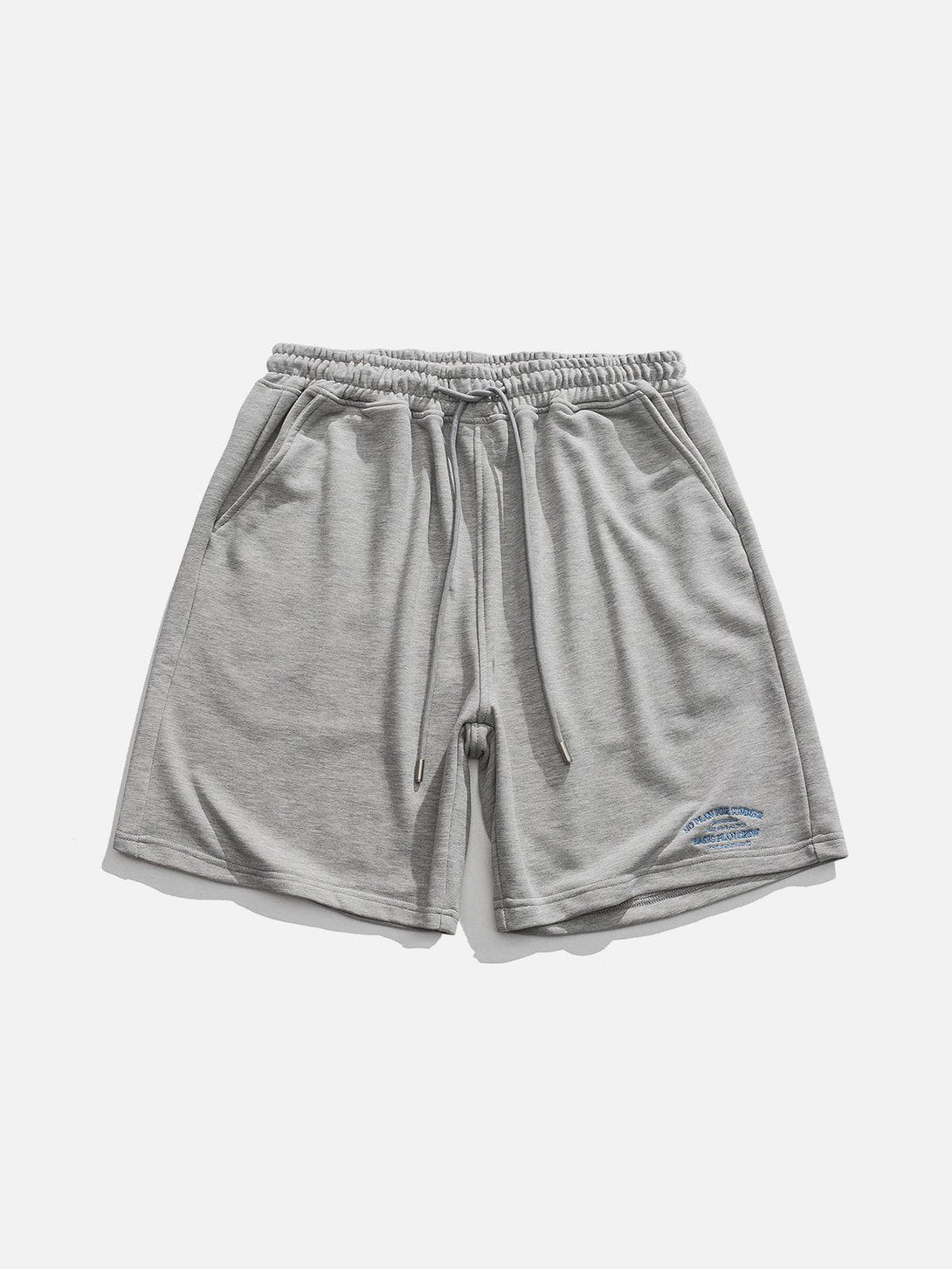 Helmiss - Embroidery Solid Color Shorts- Streetwear Fashion - helmiss.com