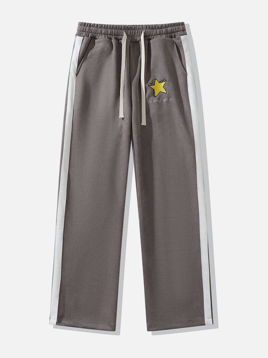 Helmiss - Embroidery Stereoscopic Star Pants- Streetwear Fashion - helmiss.com