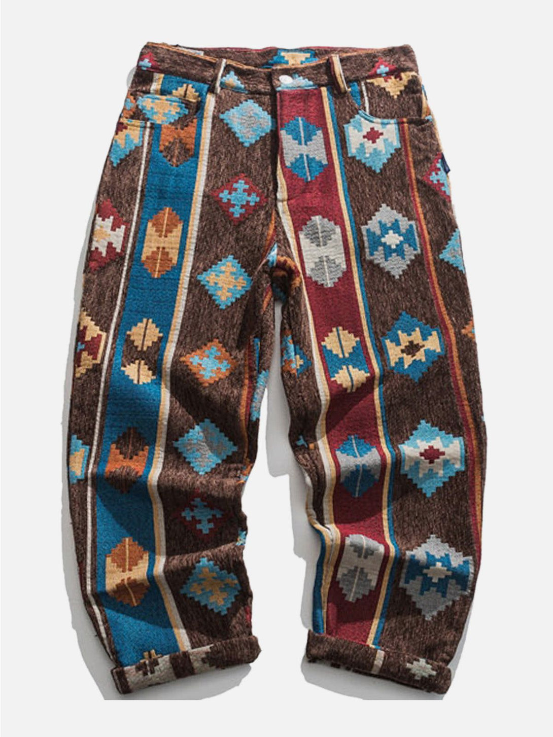 Helmiss - Ethnic Embroidery Pants- Streetwear Fashion - helmiss.com