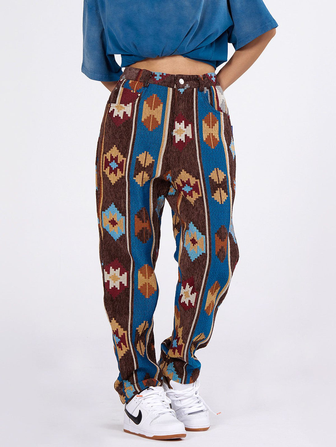 Helmiss - Ethnic Embroidery Pants- Streetwear Fashion - helmiss.com